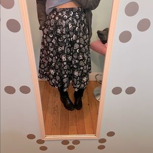 Women’s “Witch + Moons” Full Length Skirt